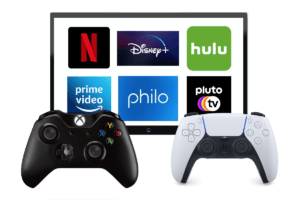 TV streaming services xbox playstation