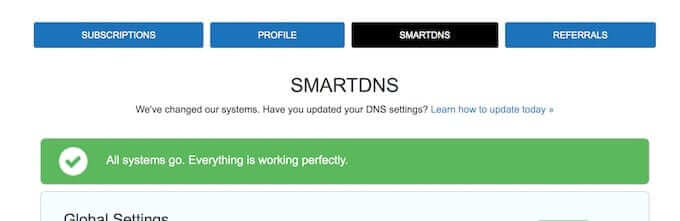 setup smartDNS