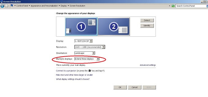 windows display settings for netflix