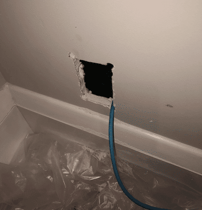 cut hole for ethernet wall plate