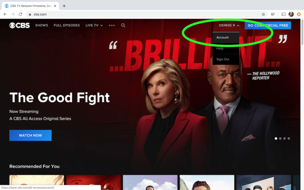 cbs all access billing