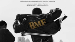 BMF show logo with 2 figures facing away from camera