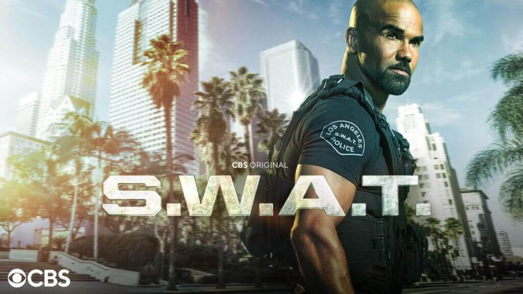 SWAT officer and logo