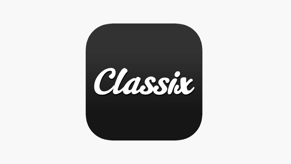 Logo for streaming service Classix