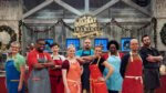 group of 12 contestants for Holiday Baking Championship