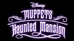 muppets haunted mansion logo text