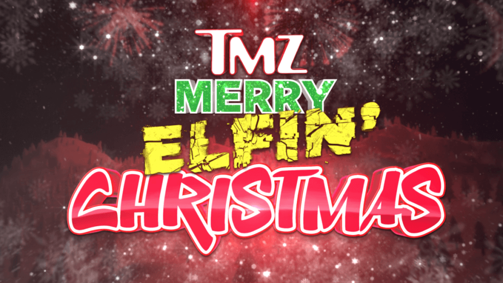 Logo for TMZ Merry Elfin' Christmas