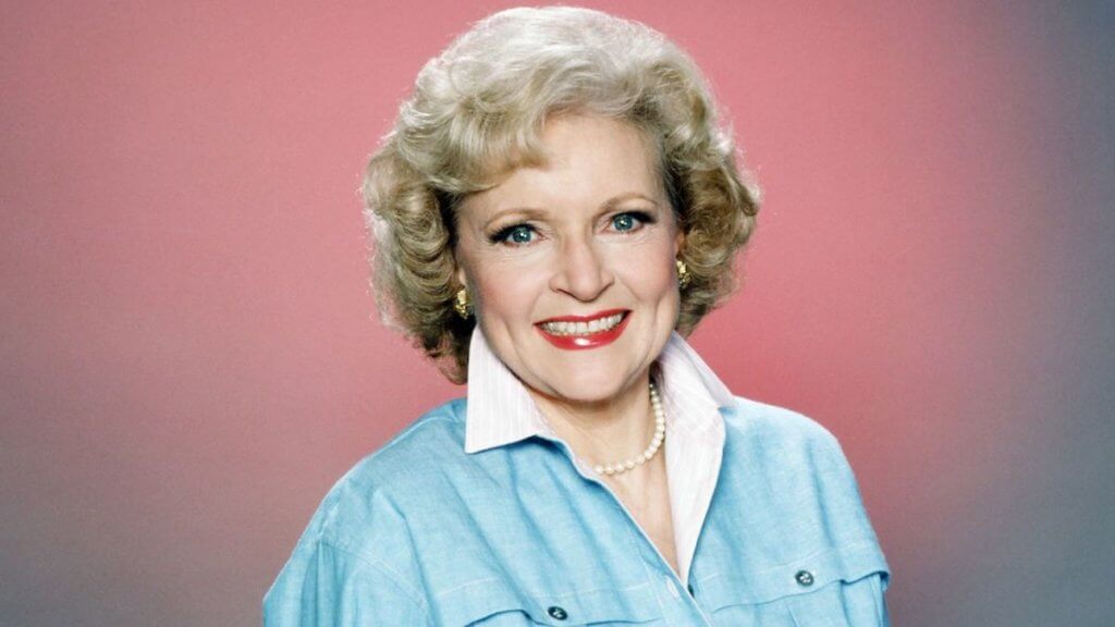 A 1980s Golden Girls era photo of actor Betty White