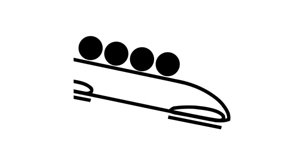 Clip art of bobled team
