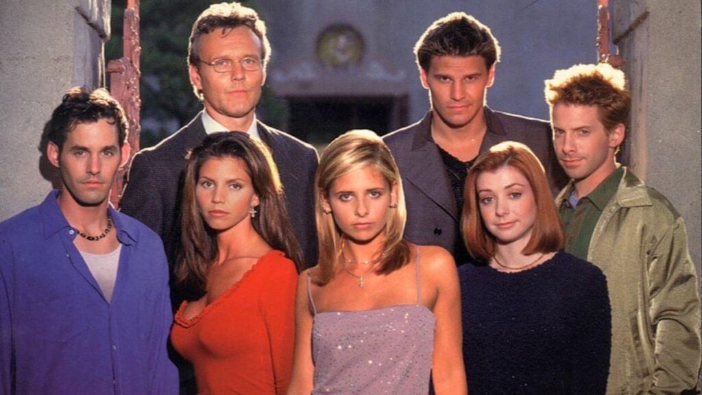 the cast of Buffy the Vampire Slayer