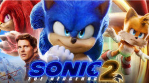 poster featuring animated hedgehog and friends