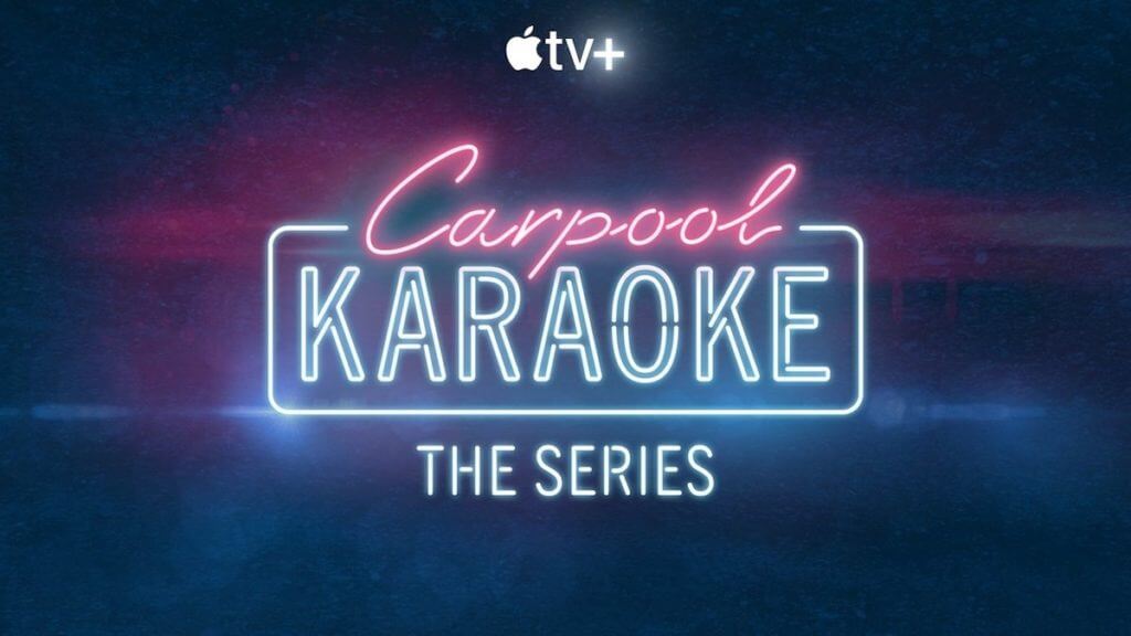 Neon sign logo for Carpool Karaoke