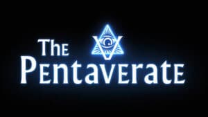 show title with mason-like symbol above it
