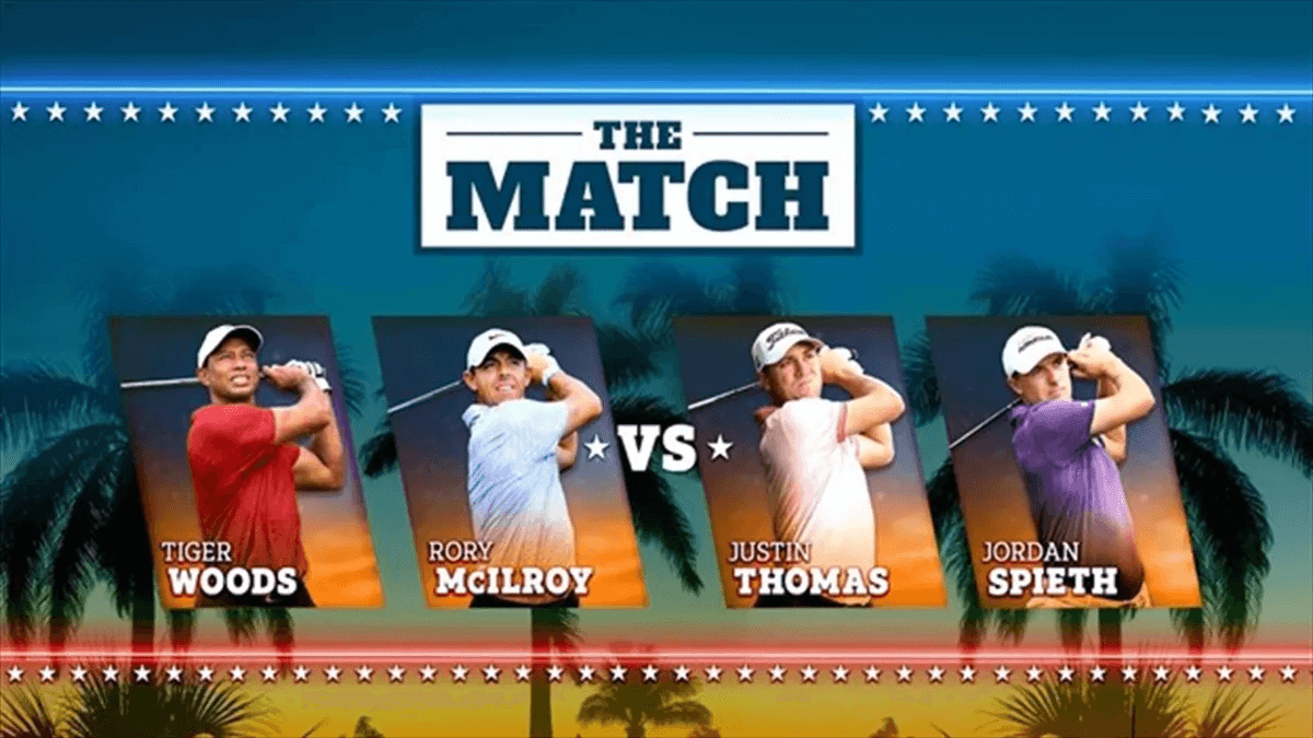How To Watch "The Match" Golf Event