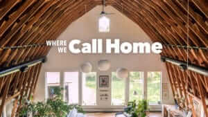 A beautiful arching modern home