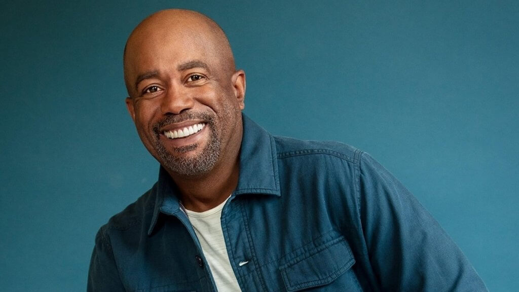 African American country singer Darius Rucker