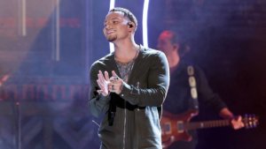 Music artist Kane Brown on stage