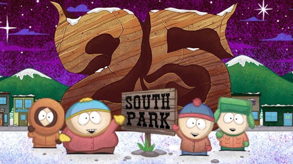 kids of South Park by large wooden 25