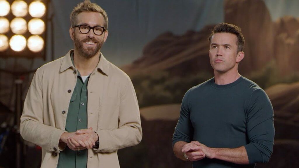Actors Ryan Reynolds and Rob McElhenney