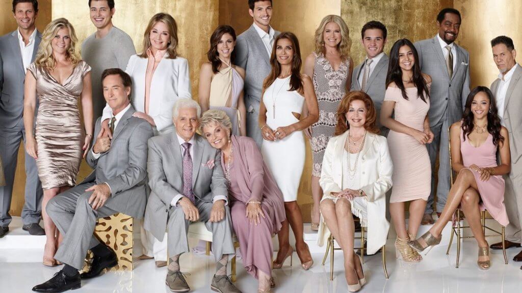 A large cast shot of the actors on Days of our Lives