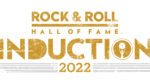 Gold text on white background for 2022 rock & roll hall of fame induction