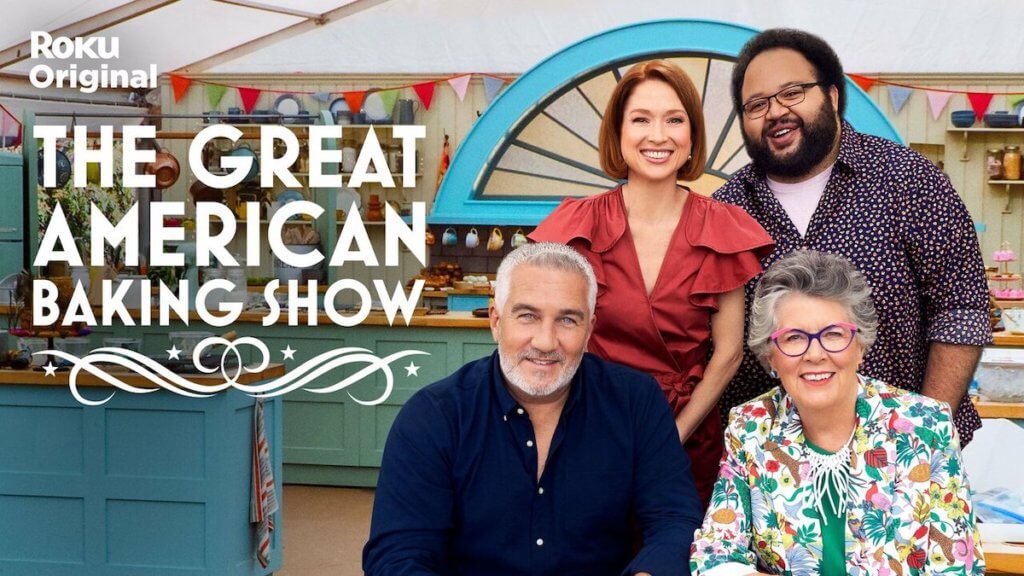 Two iconic british chefs and two american tv stars in the baking tent.