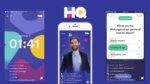 a series of screen showing the short-lived mobile app game HQ Trivia