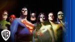 A collage of major DC superheroes