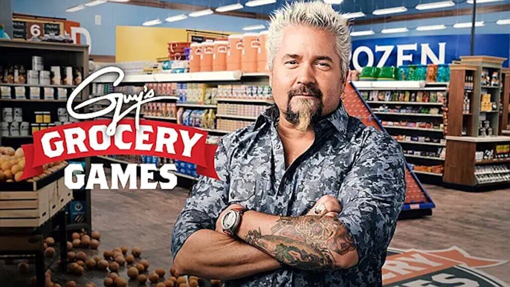 Chef Guy Feiri standing in a grocery store